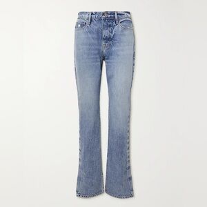Frame Le Drew high-rise straight-leg jeans